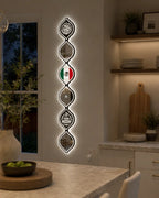 Personalized Mexican Flag LED Mirror Wall Art