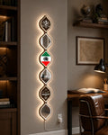 Personalized Iranian Flag LED Mirror Wall Art