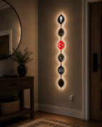 Personalized Turkish Flag LED Mirror Wall Art
