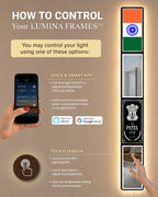 Indian Flag LED Mirror Art | LUMINA FRAMES™