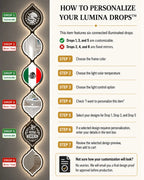 Personalized Mexican Flag LED Mirror Wall Art