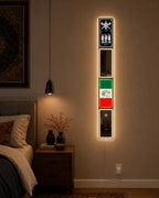 Iranian Flag LED Mirror Art | LUMINA FRAMES™