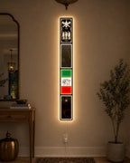 Iranian Flag LED Mirror Art | LUMINA FRAMES™