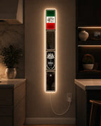 Iranian Flag LED Mirror Art | LUMINA FRAMES™