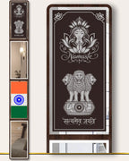Indian Flag LED Mirror Art | LUMINA FRAMES™