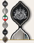 Iranian Flag LED Mirror Art | LUMINA DROPS™