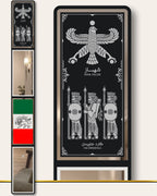 Iranian Flag LED Mirror Art | LUMINA FRAMES™